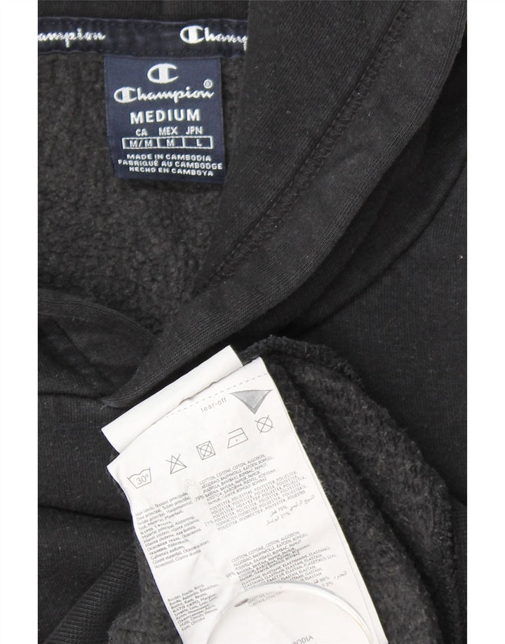 CHAMPION Herren-Kapuzenpullover aus mittelschwarzer Baumwolle
