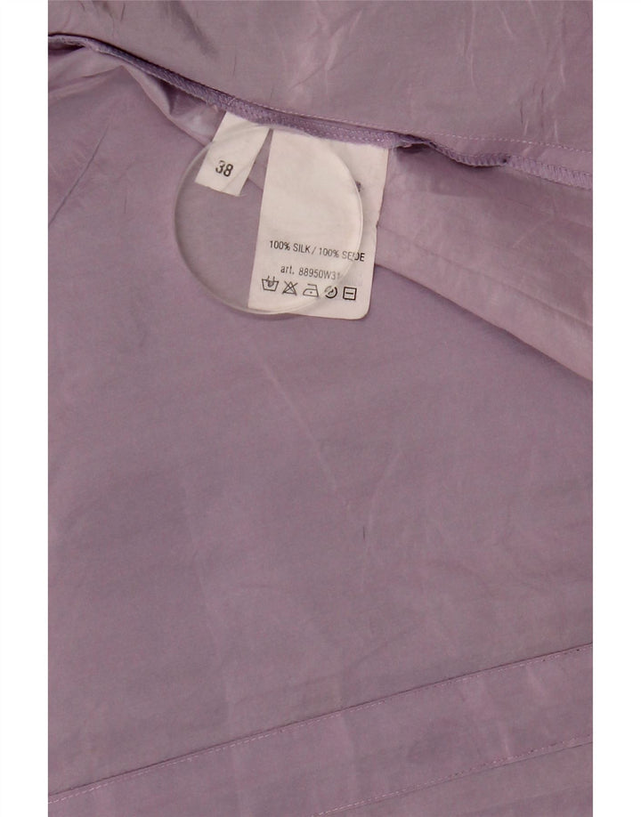 Repeat Damen-Hemdbluse, EU 38, mittelviolette Seide
