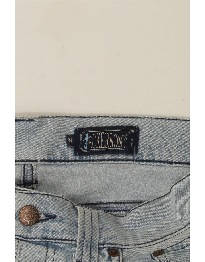 Jeckerson Herren Straight Jeans W34 L33 Blau