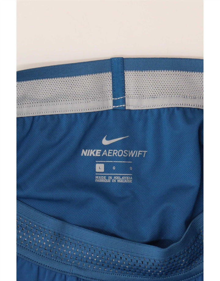 Nike Herren-Sportshorts, großes blaues Nylon