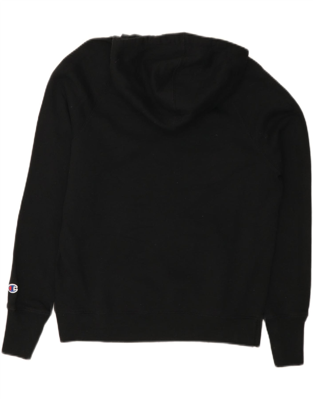 CHAMPION Damen-Kapuzenpullover mit Grafik, Größe S, Schwarz, Polyester