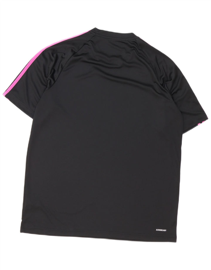 Adidas Herren Aeroready T-Shirt Top Large Schwarz Polyester