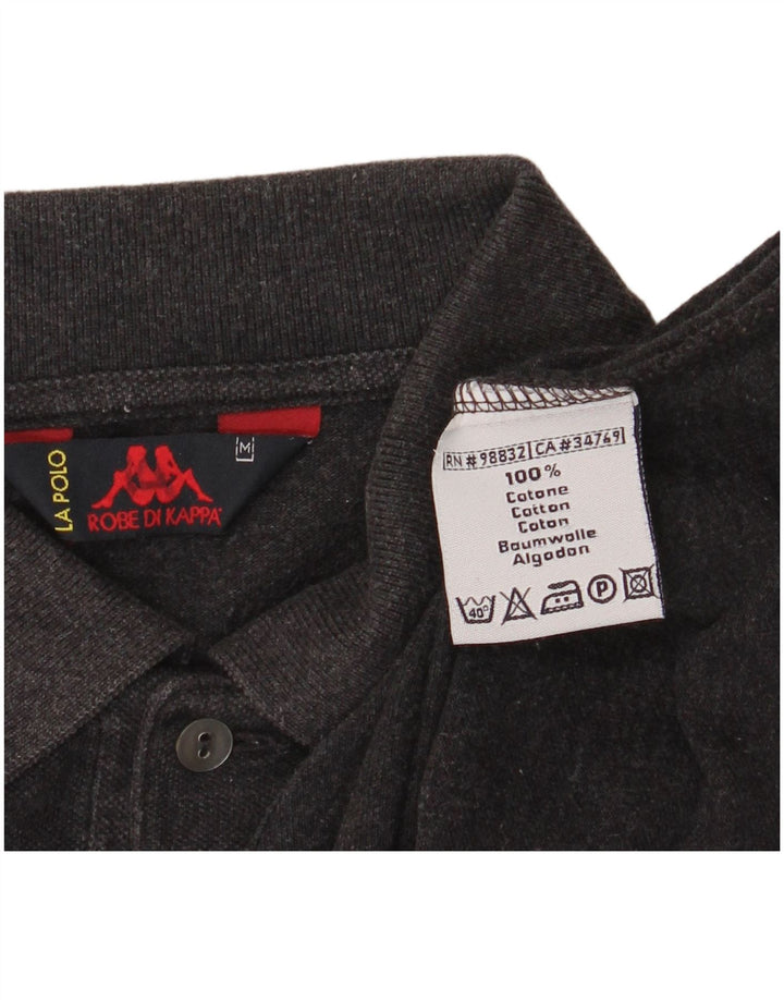 KAPPA Herren Poloshirt mittelgraue Baumwolle