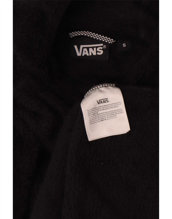 Vans Damen-Fleecepullover mit Kapuze, UK 10, Größe S, Schwarz, Polyester
