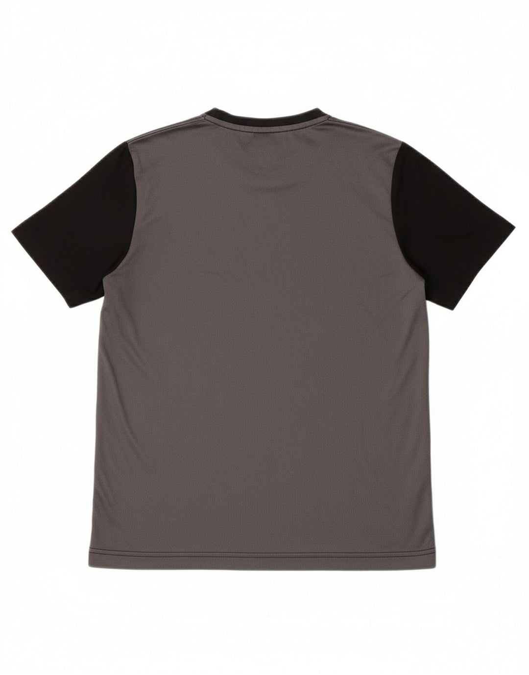 ADIDAS Boys T-Shirt Top 11-12 Years Black Colourblock Polyester