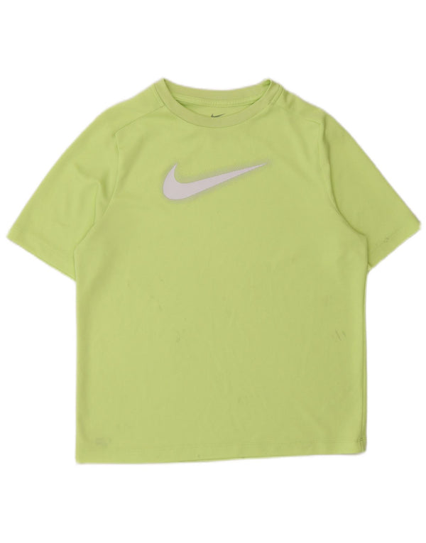 Nike Jungen Dri Fit Graphic T-Shirt Top 13–14 Jahre XL Grün