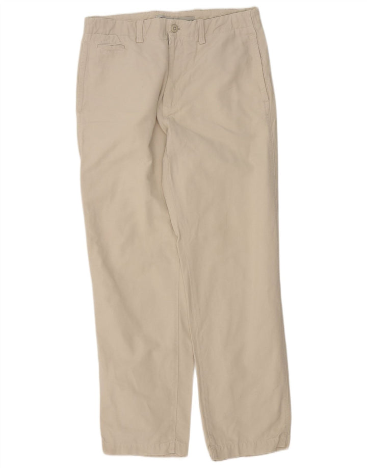 Massimo Dutti Herren gerade Chinohose EU 40 Medium W31 L30 Beige