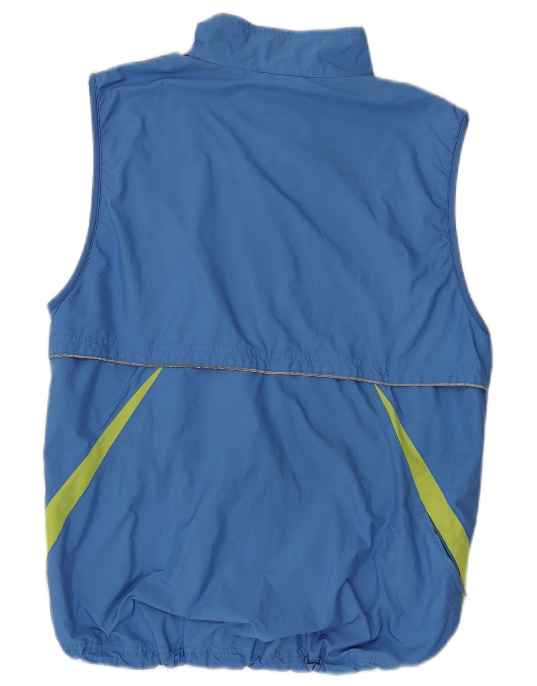 Reebok Herren Weste UK 38 Mittelblaues Colourblock-Polyester