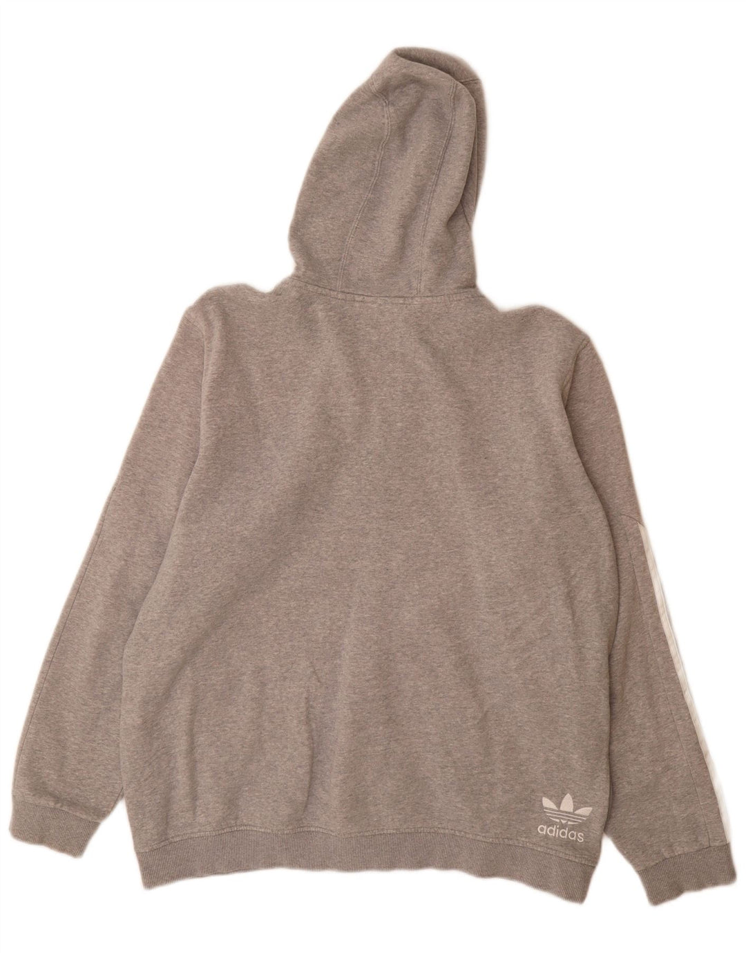 Adidas Herren Graphic Zip Hoodie Pullover XL Grau