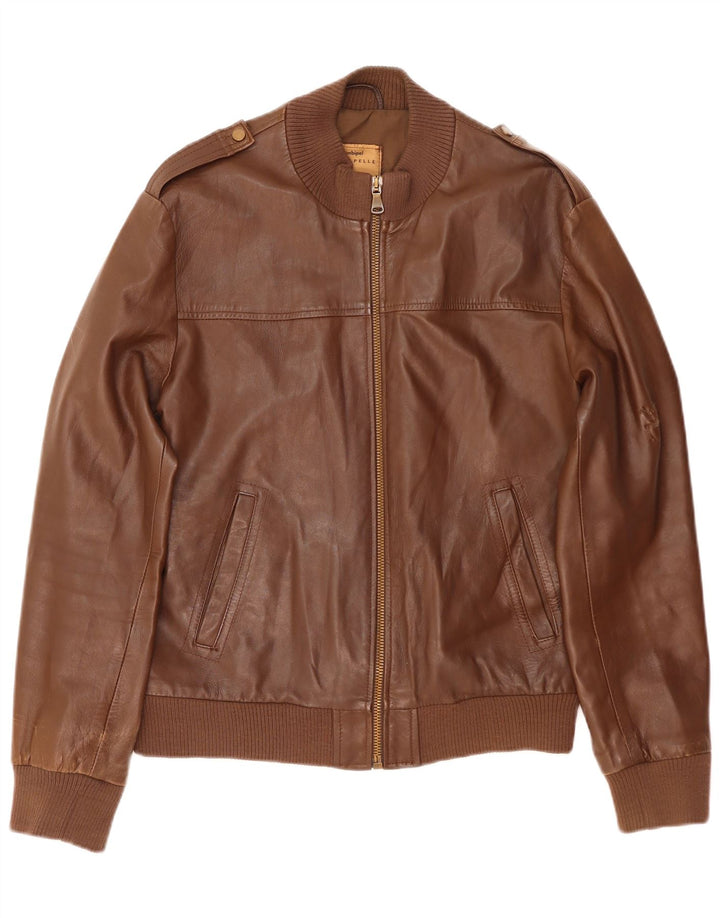 Conbipel Herren Lederjacke IT 52 Großes braunes Leder