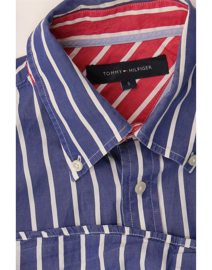 Tommy Hilfiger Herrenhemd, klein, blau gestreift