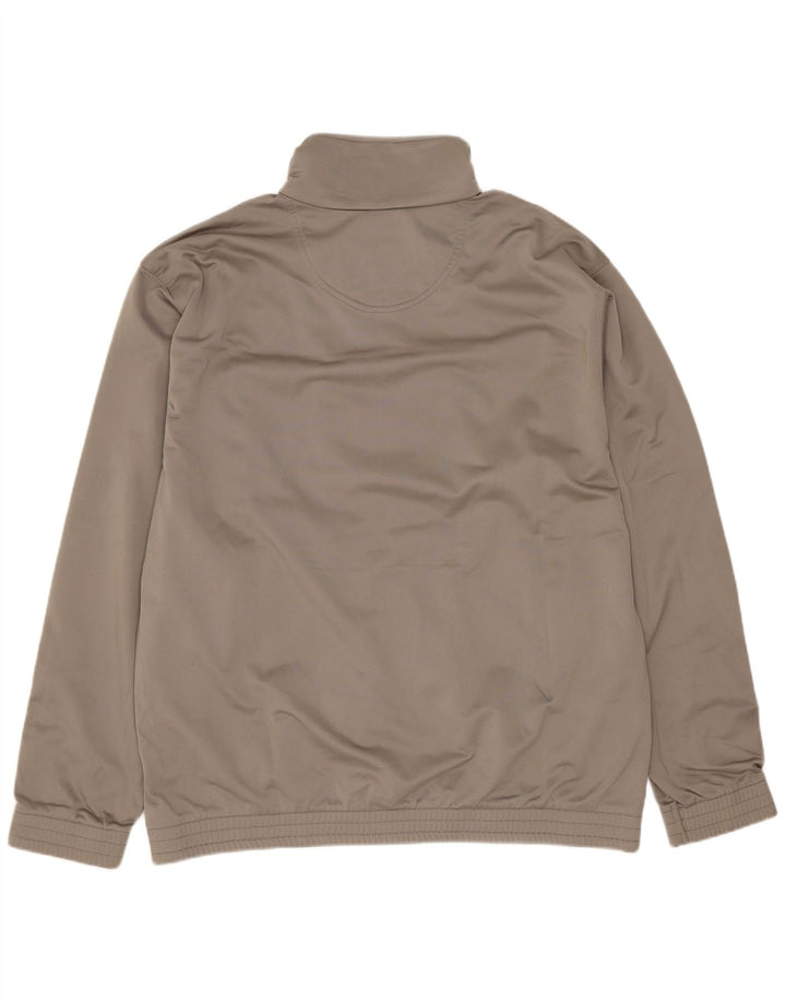 Lotto Herren-Trainingsanzug-Oberteil, Jacke, groß, Khaki, Polyester