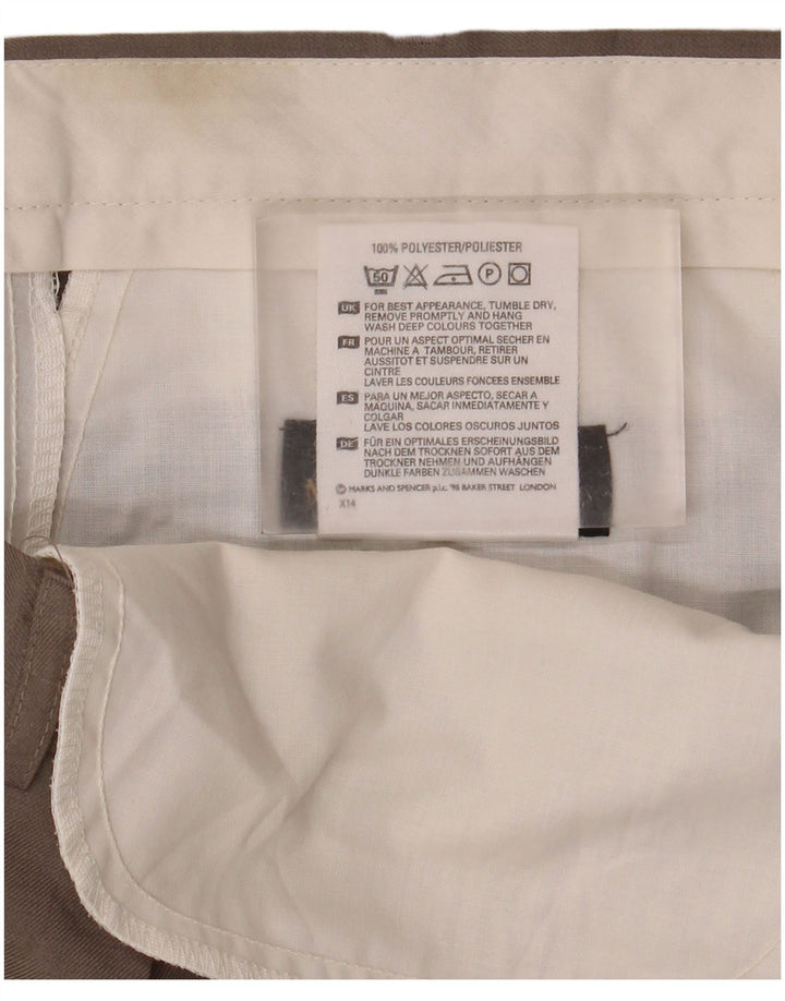 Marks & Spencer Herren St. Michael Pegged Freizeithose W38 L29 Braun