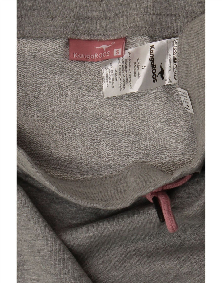 Kangaroos Damenrock UK 10 Small Grau gefleckte Baumwolle