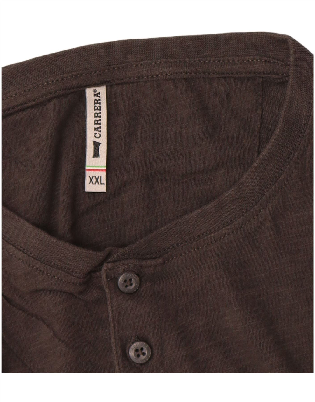 Carrera Herren T-Shirt Top 2XL Grau Baumwolle