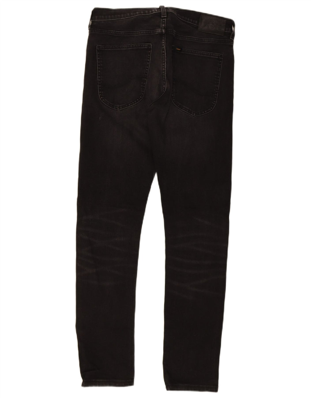 Lee Herren Luke Slim Jeans W31 L31 Schwarze Baumwolle