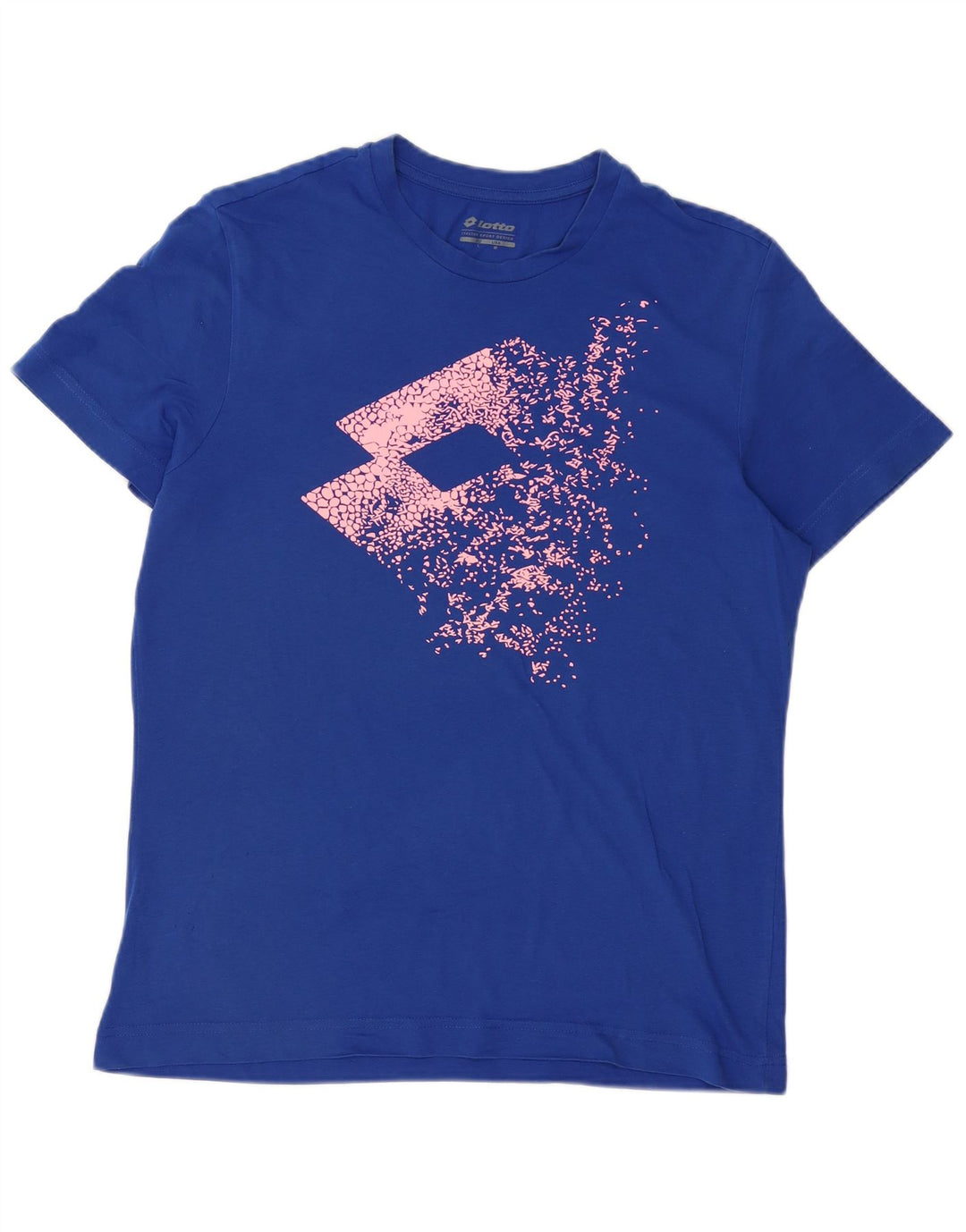 Lotto Herren-T-Shirt mit Grafik, groß, aus blauer Baumwolle