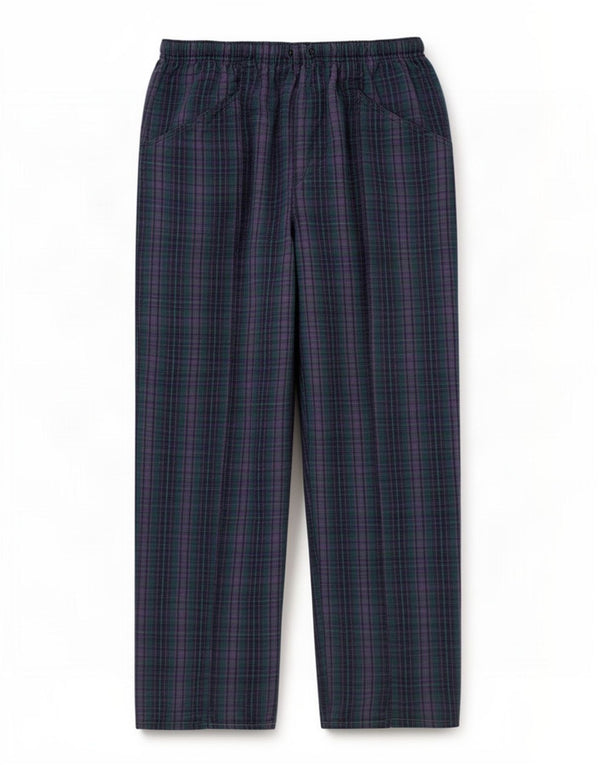 St. Bernard Damen-Hose, kurz geschnitten, UK 44, Größe L, W33, L26, grün kariert