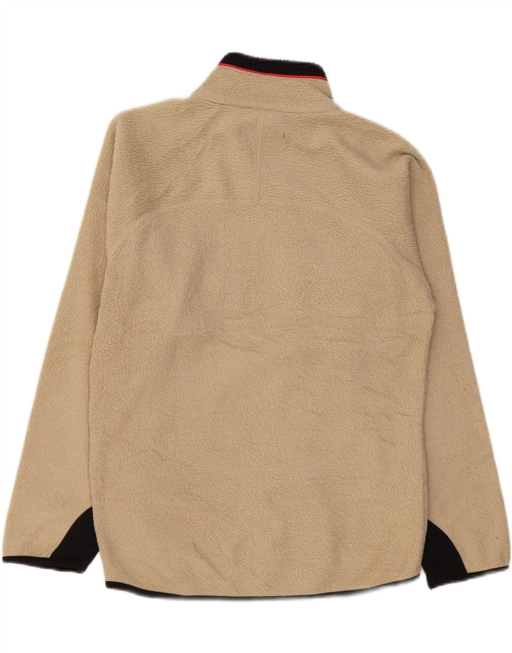 FILA Herren Fleecejacke UK 38 Mittelbeige Farbblock