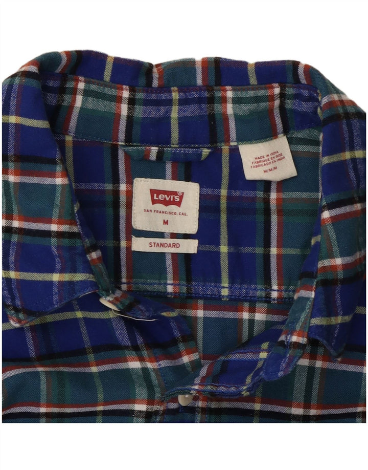 LEVI'S Herren-Flanellhemd mit Standard-Passform, mittelgroß, mehrfarbig, kariert, Baumwolle