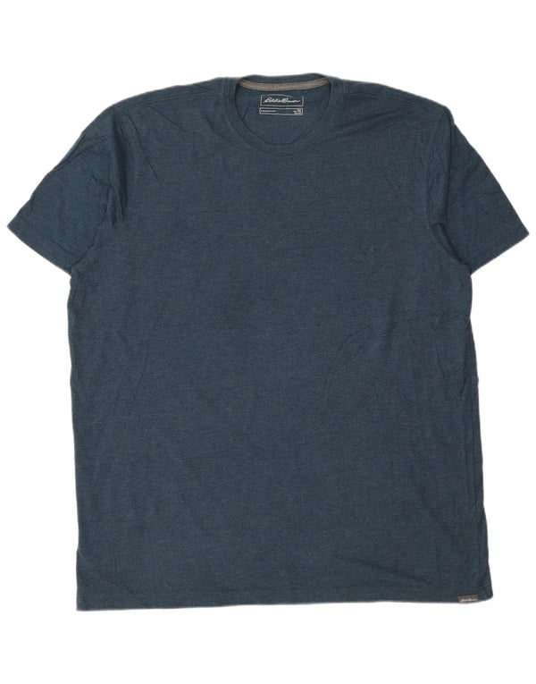 EDDIE BAUER Herren T-Shirt Top XL Blau Baumwolle