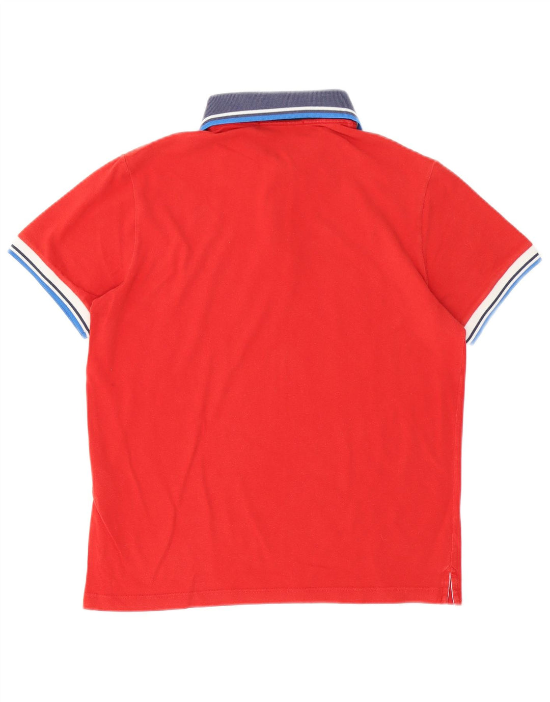 FRED PERRY Herren-Poloshirt, klein, rot, Colourblock-Baumwolle