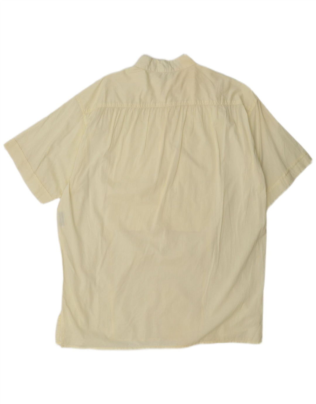 Umberto Ginocchietti Herren Kurzarm-Pulloverhemd IT 52 Large Gelb