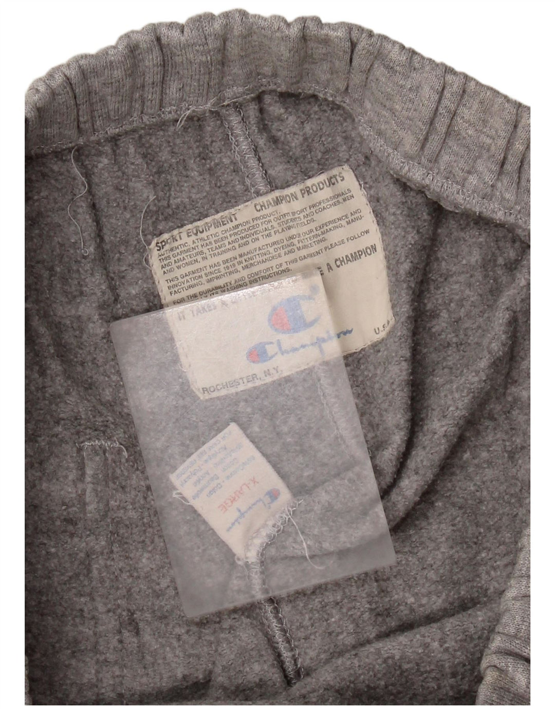 Champion Herren-Trainingshose, Jogginghose, XL, grau gefleckte Baumwolle