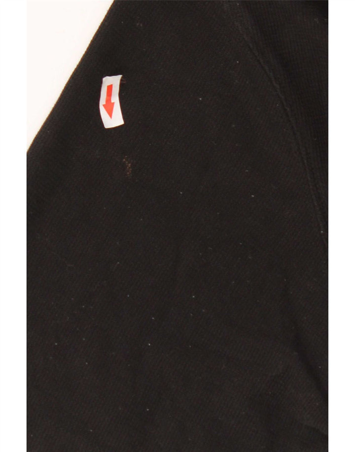 Zara Herren T-Shirt Top Large Schwarz Polyester