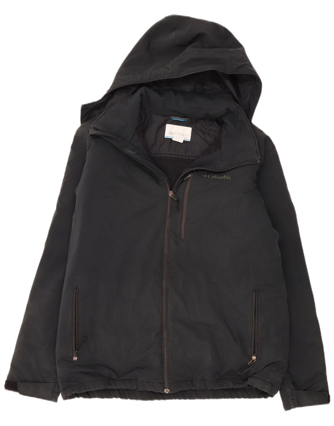 COLUMBIA Herren-Windbreakerjacke mit Kapuze, UK 42, XL, grau, Polyester