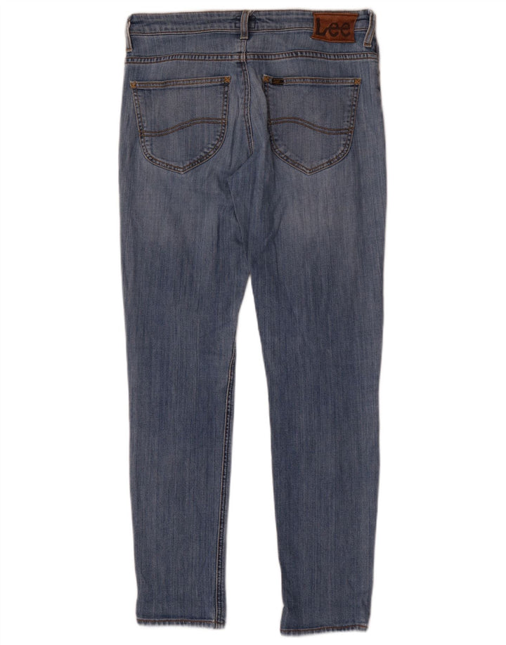 Lee Herren Scarlett Slim Jeans W30 L30 Blaue Baumwolle