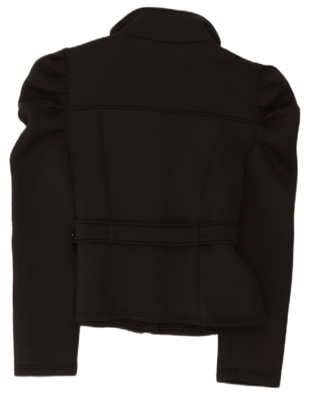 Zara Damen Bomberjacke UK 14 Large Schwarz Polyester
