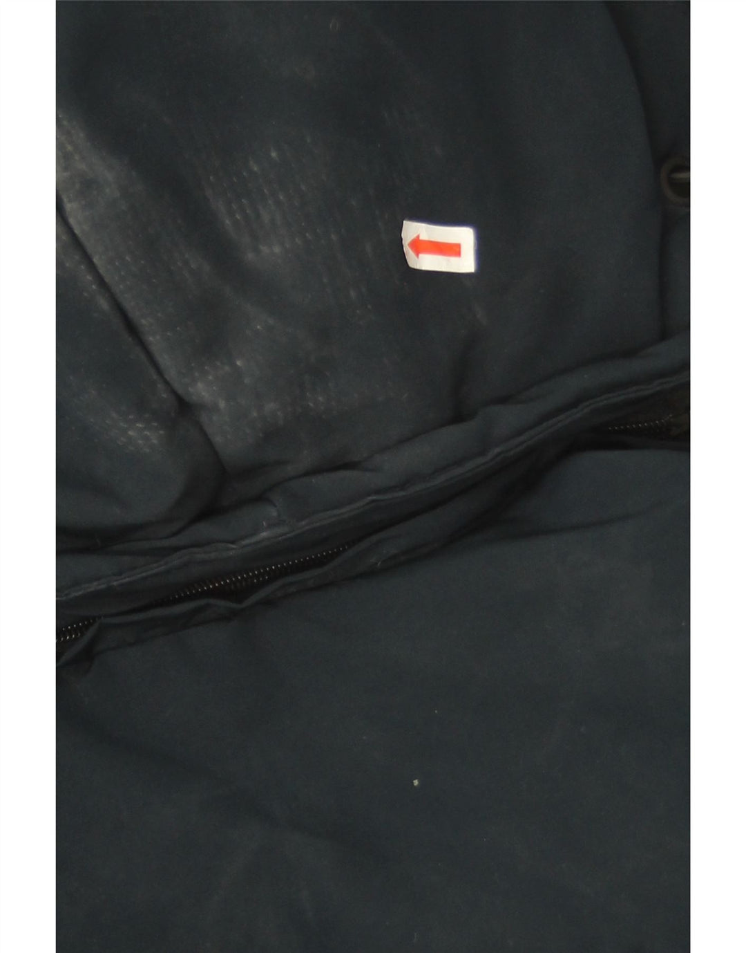 Superdry Damen Übergroße, wattierte Jacke mit Kapuze, Größe S, Marineblau