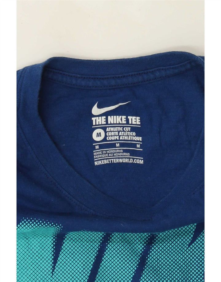 Nike Herren-T-Shirt mit sportlichem Schnitt und Grafik, mittelgroß, Marineblau