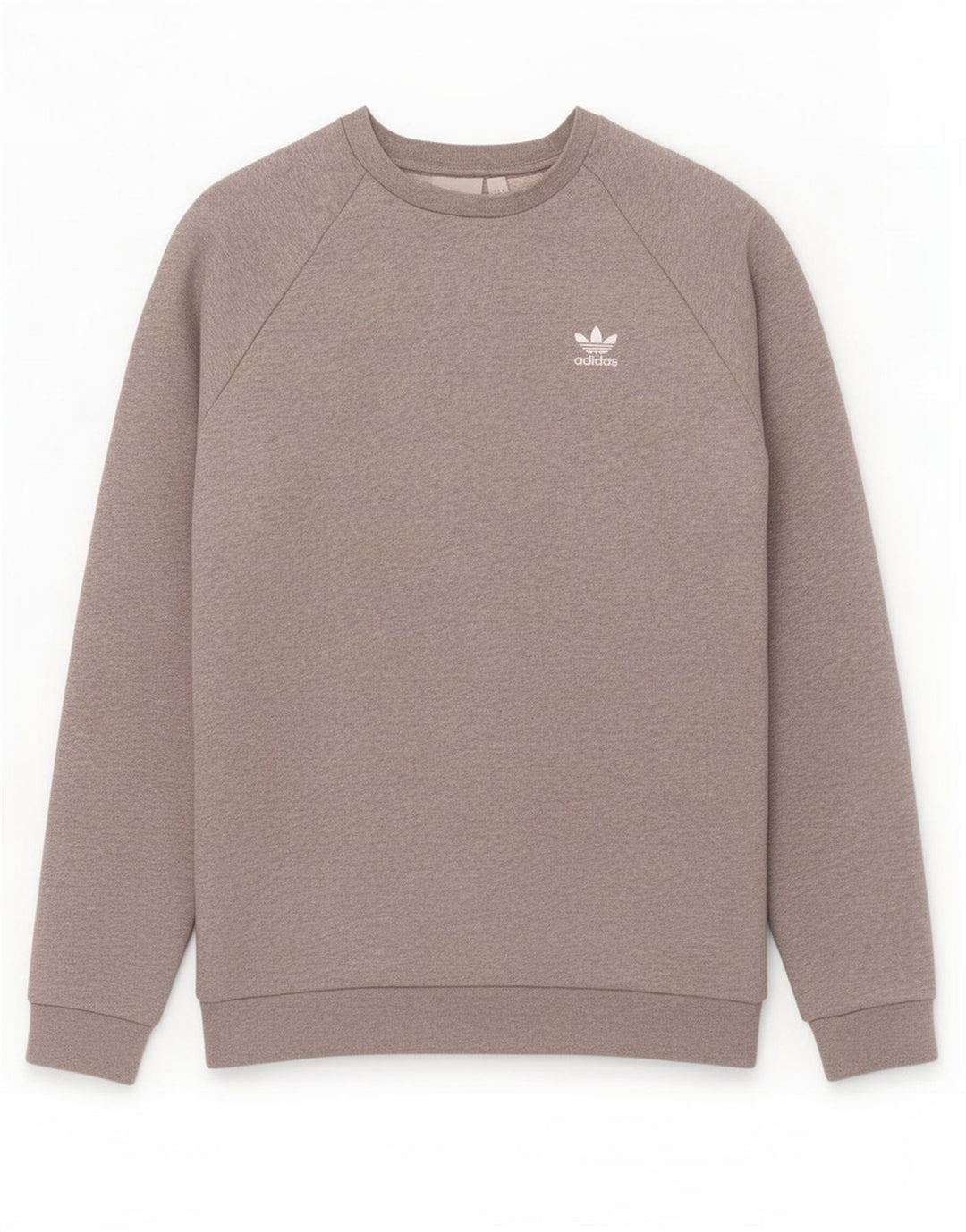 Adidas Herren Sweatshirt Pullover mittelgrau melierte Baumwolle