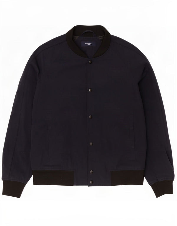 Paul Smith Herren Bomberjacke UK 38 Medium Navy Blue Polyester