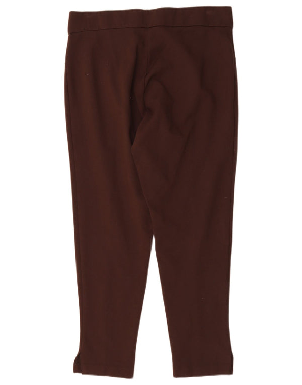 Michael Kors Slim Freizeithose für Damen, groß, W32, L26, braun, Viskose