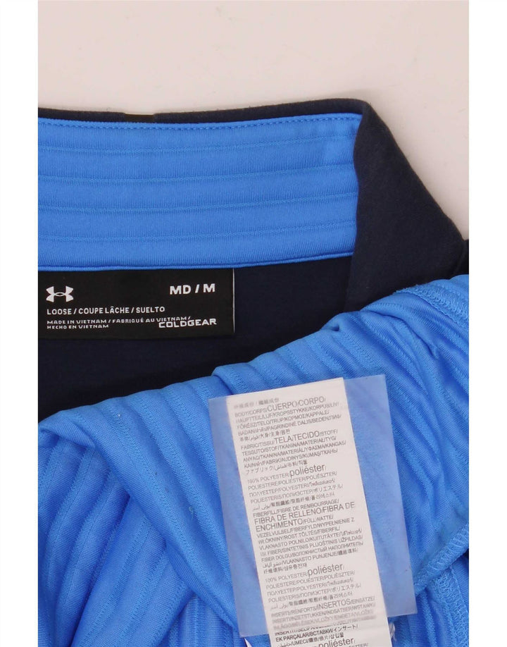 Under Armour Herren Cold Gear Pullover-Trainingsanzug-Oberteil, Mittelblau, Farbblock
