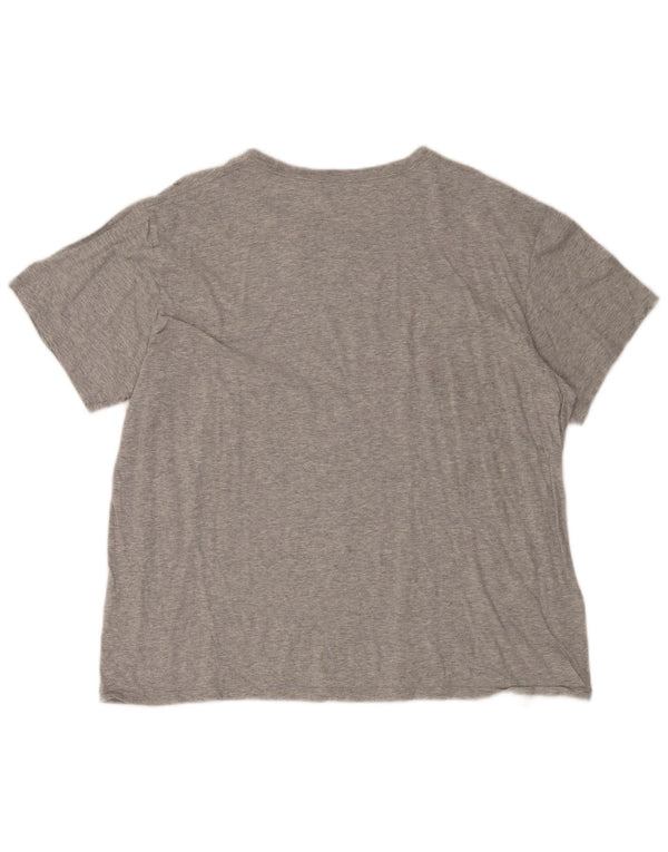 Calvin Klein Herren-T-Shirt mit klassischer Passform, groß, grau meliert