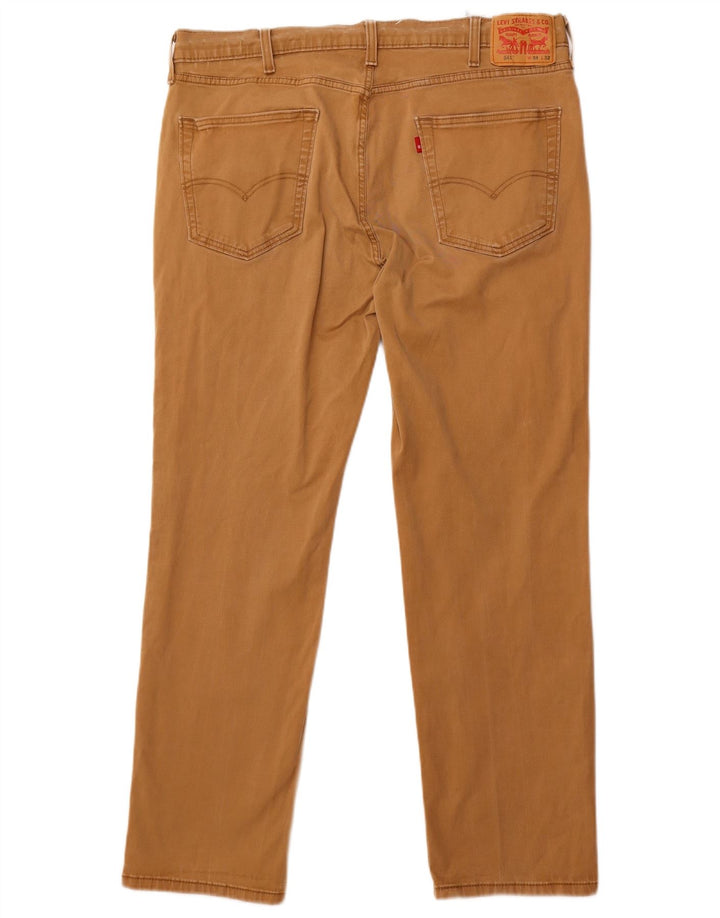 Levi's Herren 541 Straight Casual Hose W38 L32 Beige Baumwolle