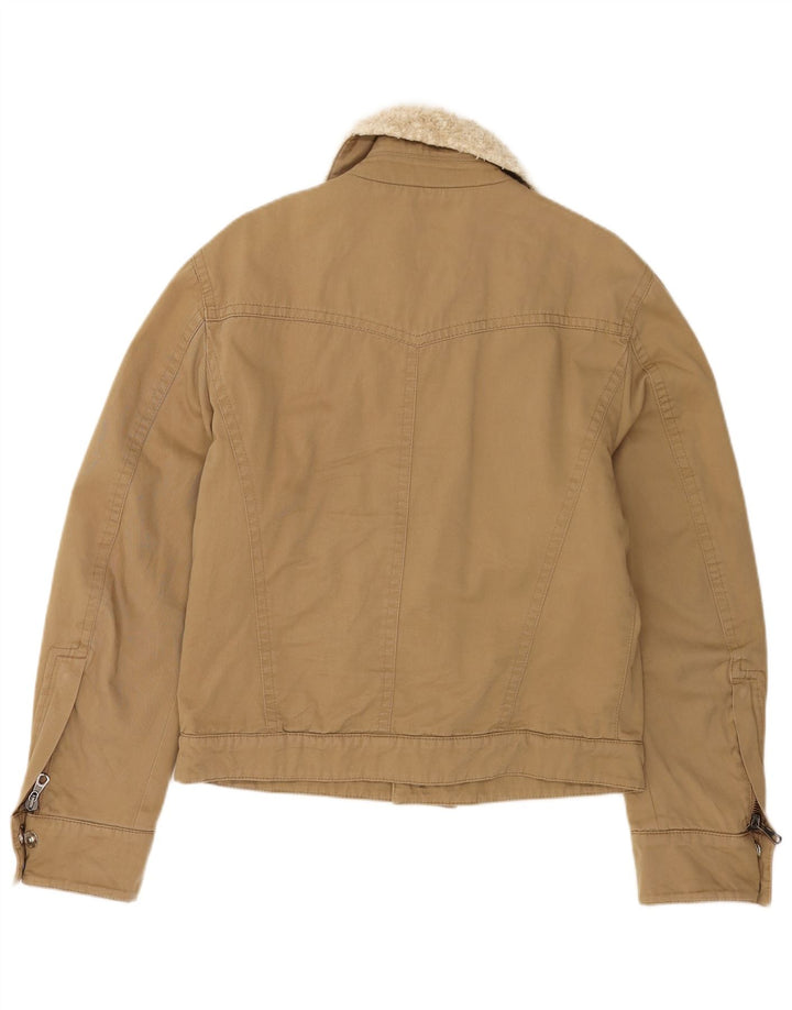 Iceberg Herren Utility Jacke IT 52 XL Beige Baumwolle