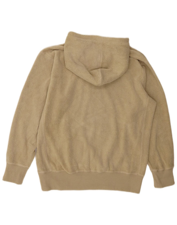 SUPERDRY Übergroßer Damen-Fleecepullover mit Kapuze, UK 6, XS, Beige, Polyester