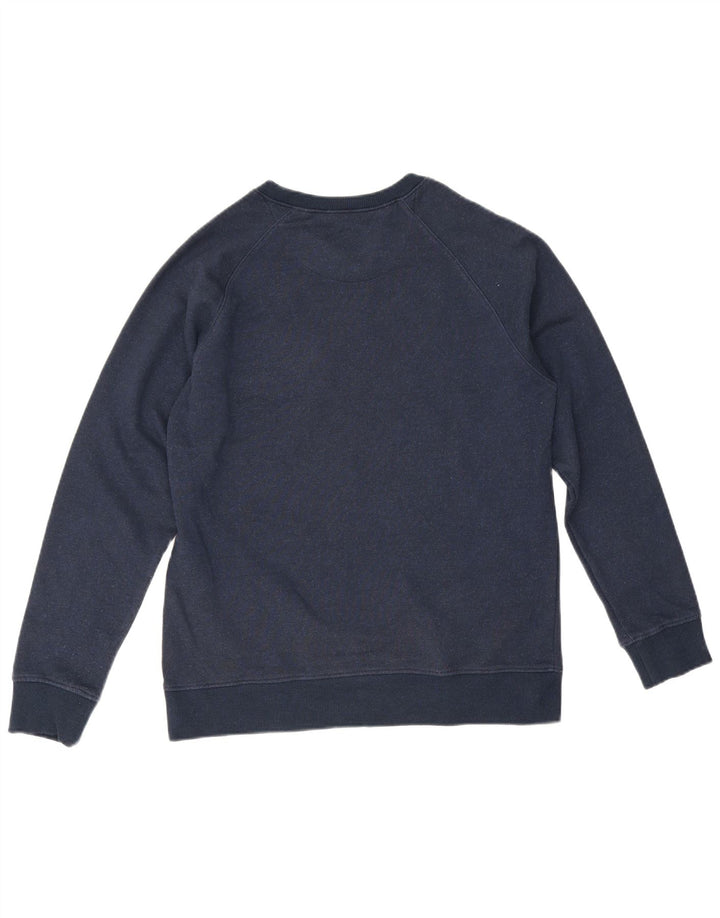 CHAMPION Herren-Sweatshirt mit Grafik, mittlere marineblaue Baumwolle