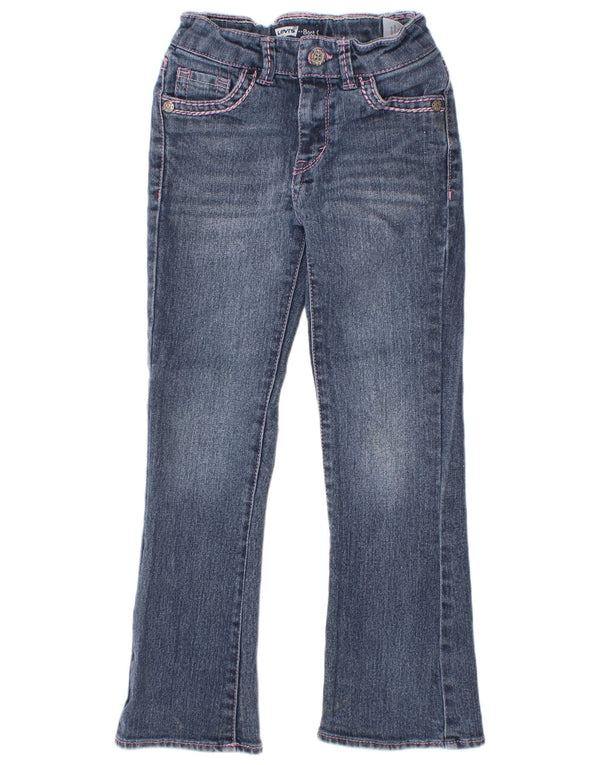 Levi's Bootcut-Jeans für Mädchen, 5–6 Jahre, W20, L19, blaue Ramie