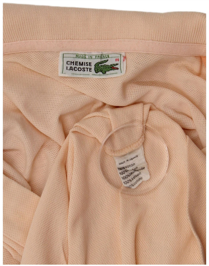 Lacoste Herren-Poloshirt, große orangefarbene Baumwolle