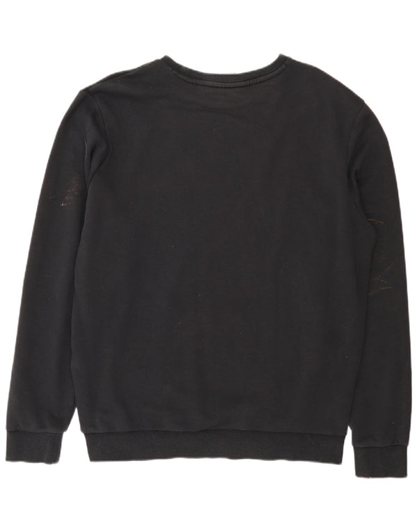 Puma Herren Grafik-Sweatshirt-Pullover, groß, schwarze Baumwolle