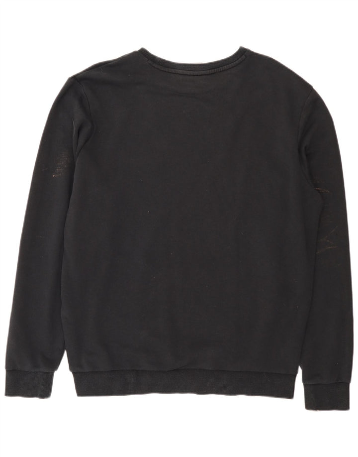 Puma Herren Grafik-Sweatshirt-Pullover, groß, schwarze Baumwolle