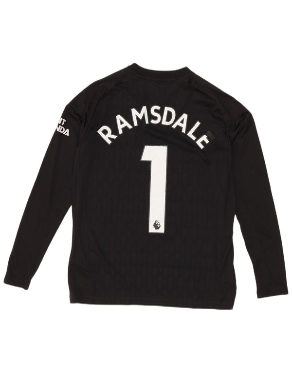 Adidas Jungen Arsenal Graphic Top Langarm 13-14 Jahre Schwarzes Polyester