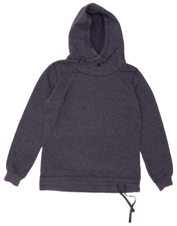 CHAMPION Damen-Pullover mit grafischem Kapuzenpullover, Gr. 16, Marineblau