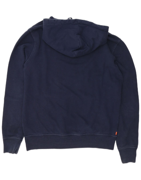 Superdry Herren Kapuzenpullover XL aus marineblauer Baumwolle